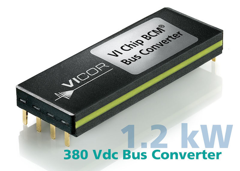 Vicor unveils ChiP bus converter modules targeting high-voltage DC distribution